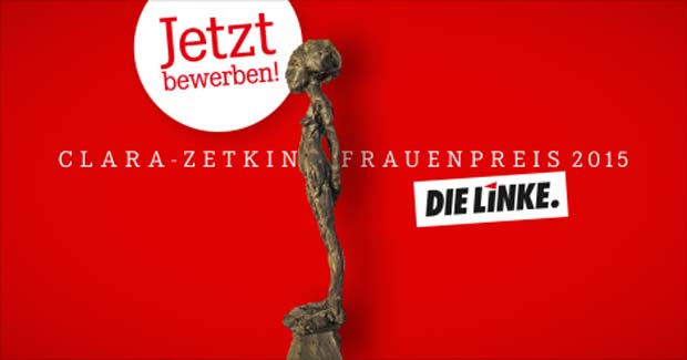 Ausschreibung des Clara-Zetkin-Frauenpreises 2015