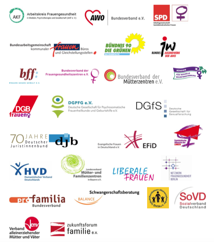 Breites Bündnis fordert die Aufhebung von § 219a StGB