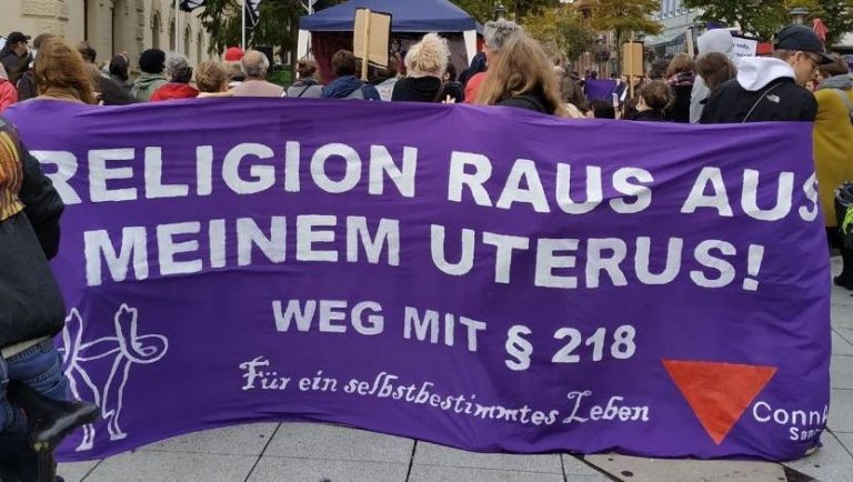 Aufruf zu Protesten gegen den „Marsch für das Leben“ in Saarbrücken