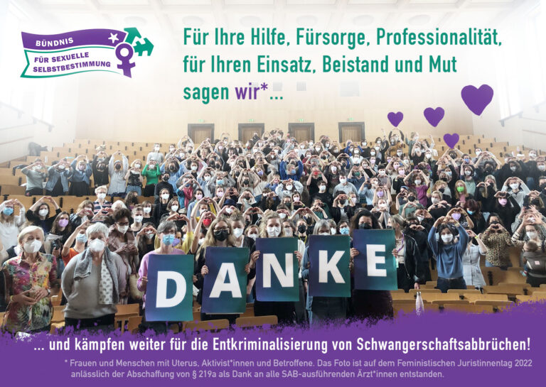 Danke an alle Mediziner*innen